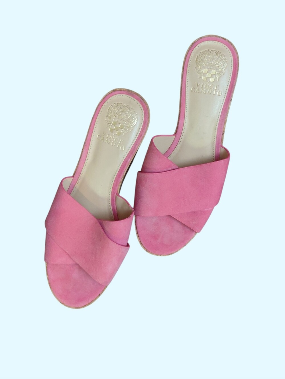 Vince Camuto Kessina Pink Cork Wedge